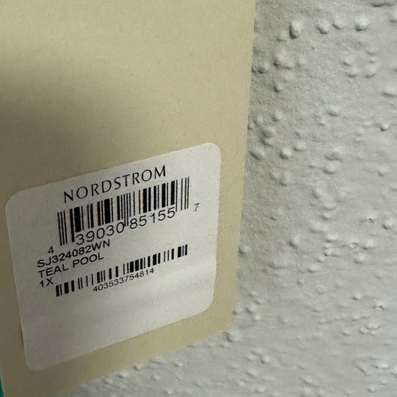 Sejour Womens Pullover top teal Blue Long Sleeve Scoop Neck Plus 1XL New - Picture 5 of 8